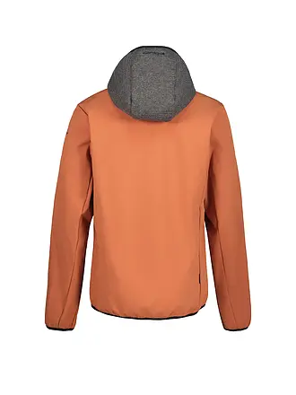 ICEPEAK | Giacca in pile da uomo per escursioni Danfort con cappuccio | orange